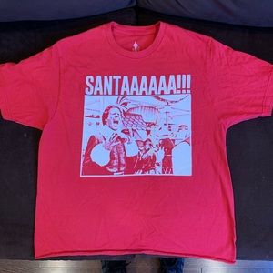 Urban Outfitters ‘Elf’ Cropped Red Mens T-Shirt